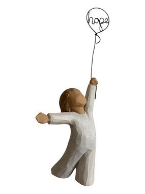 Willow Tree Cream and Brown "Hope" Figurine Boxed NWOT